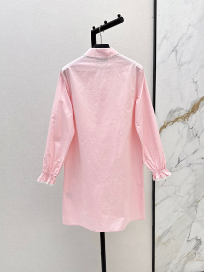 Pra 25ss lace shirt dress