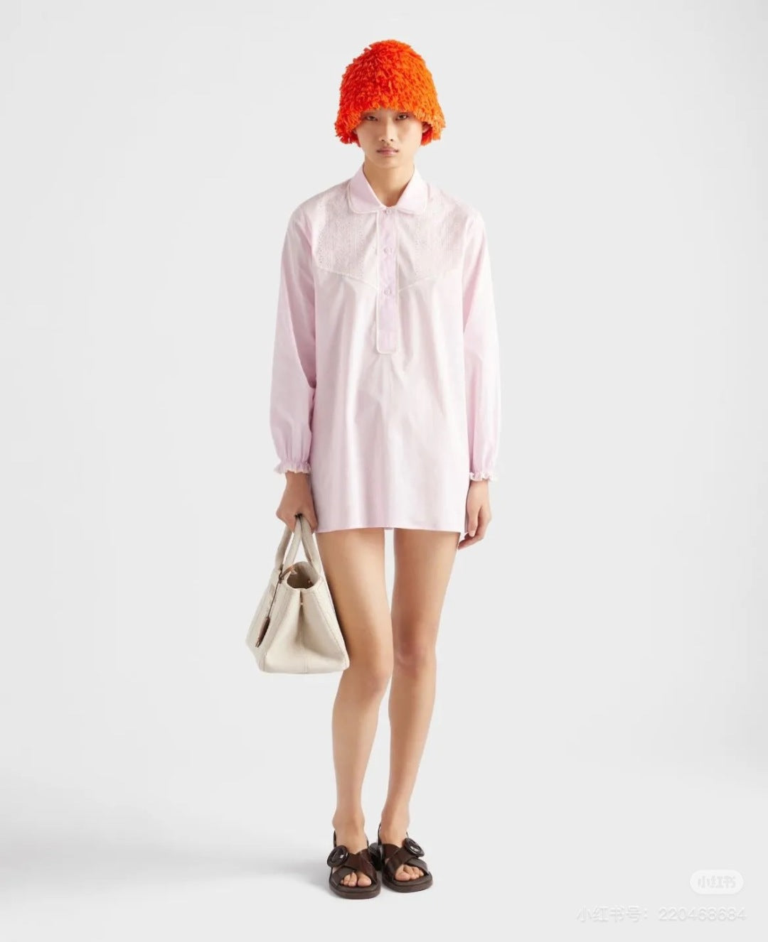 Pra 25ss lace shirt dress