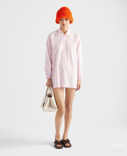 Pra 25ss lace shirt dress