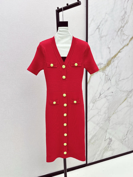 Bal 25ss buttons dress