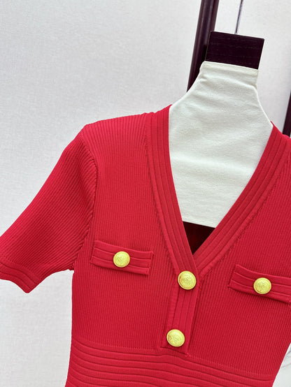 Bal 25ss buttons dress