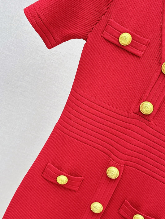 Bal 25ss buttons dress