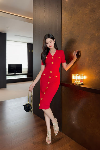 Bal 25ss buttons dress