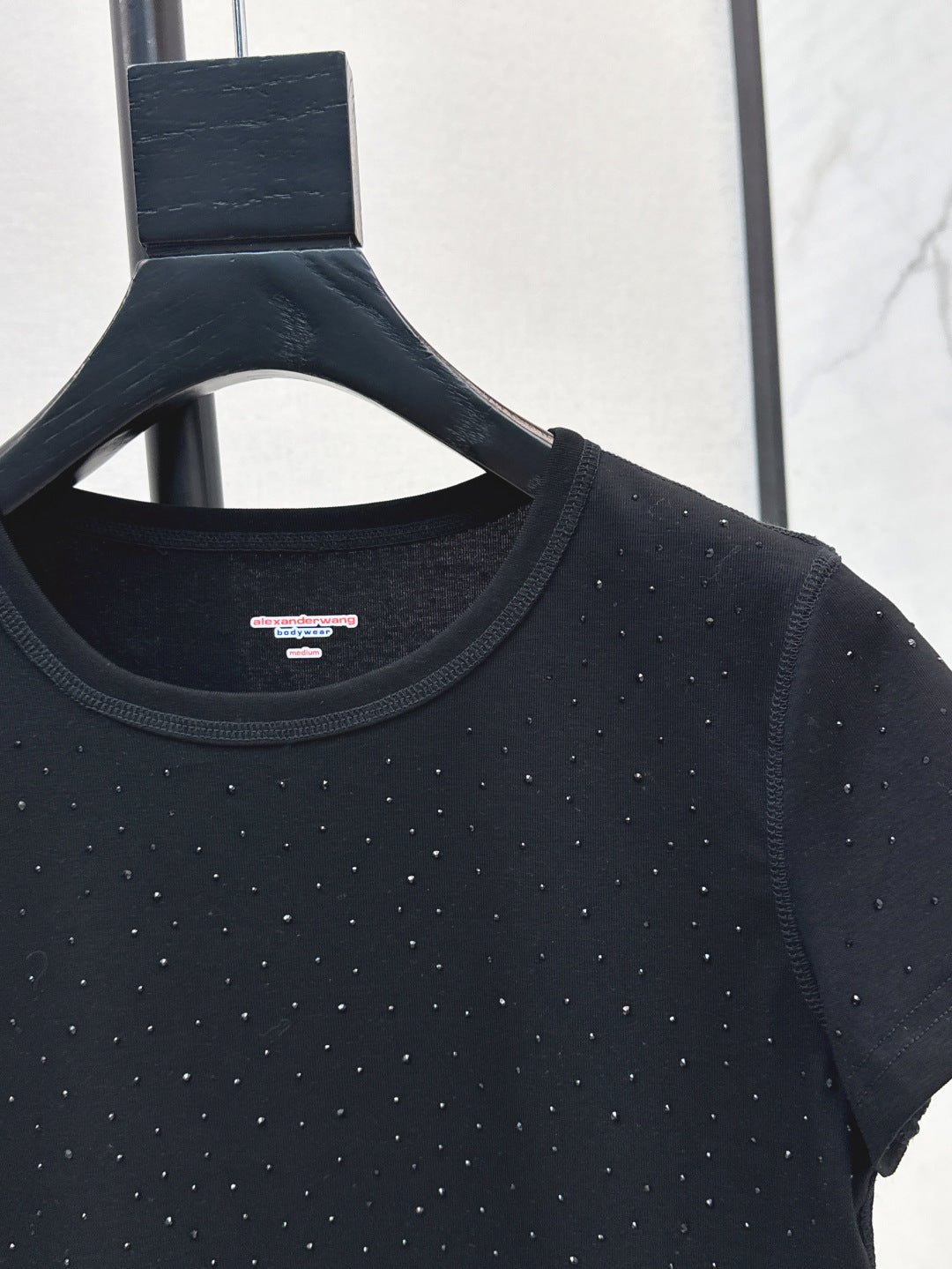 wang 25ss rhinestone t-shirt
