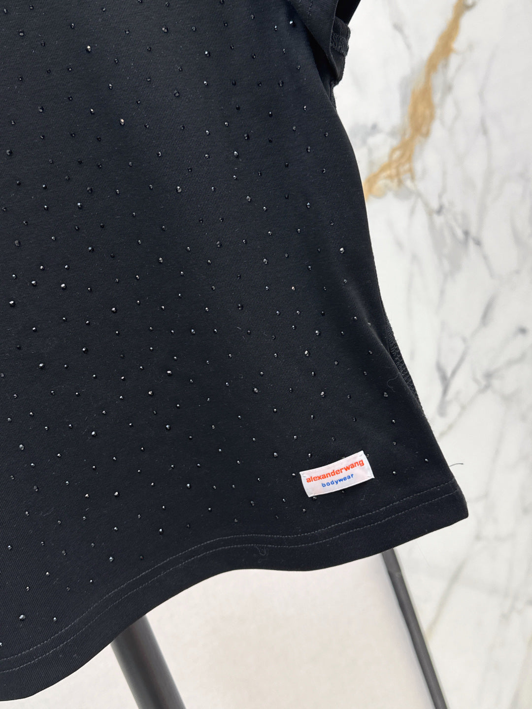 wang 25ss rhinestone t-shirt