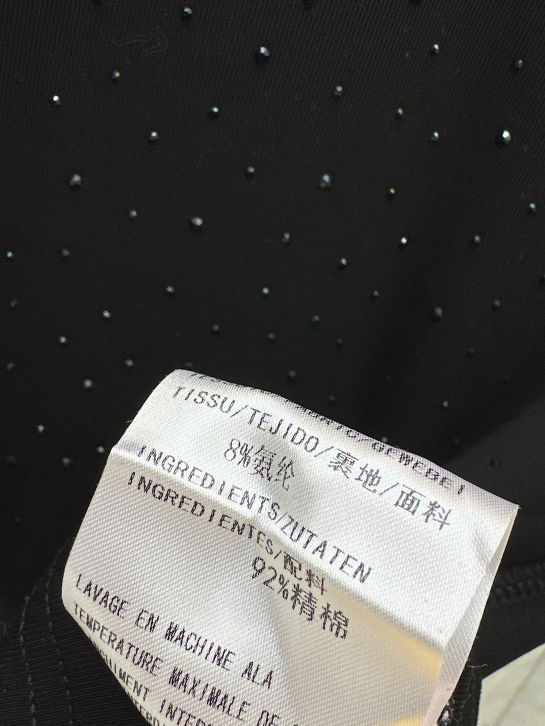 wang 25ss rhinestone t-shirt