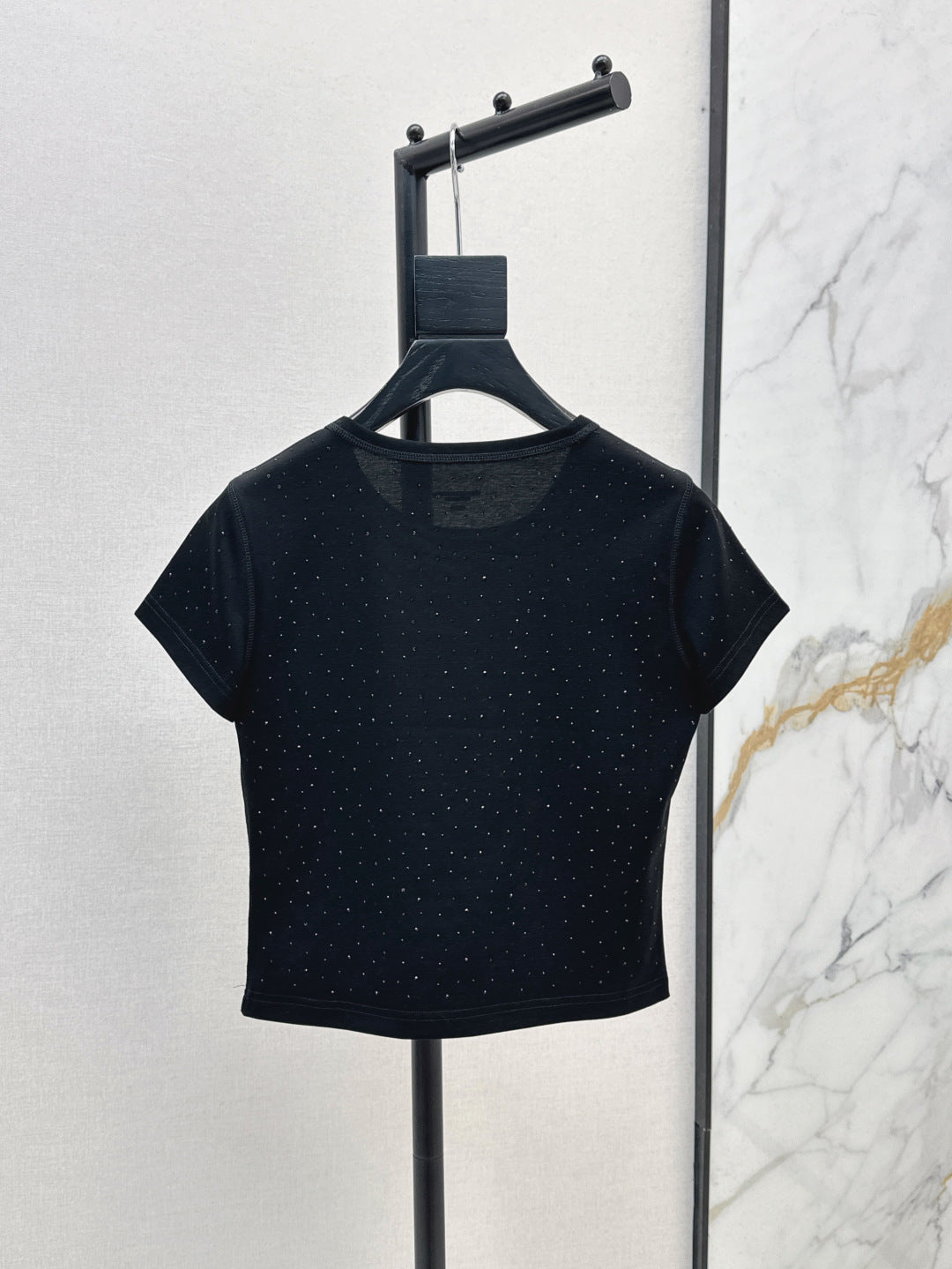 wang 25ss rhinestone t-shirt