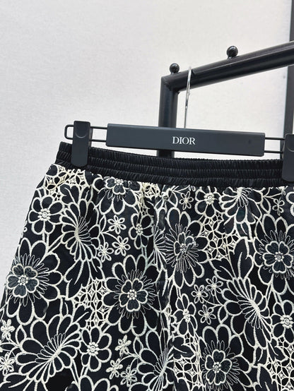 CD 25ss embroidered skirt