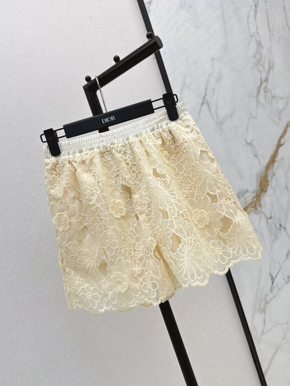 CD 25ss embroidered skirt