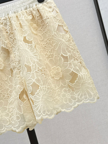 CD 25ss embroidered skirt