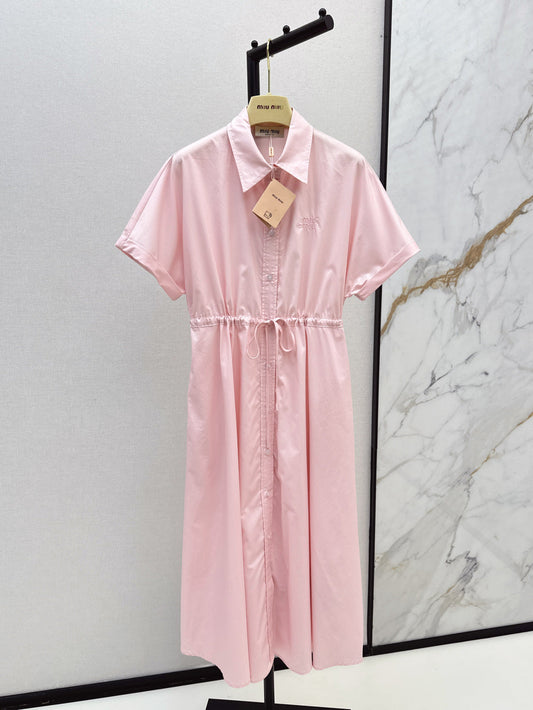 Miu 25ss drawstring dress