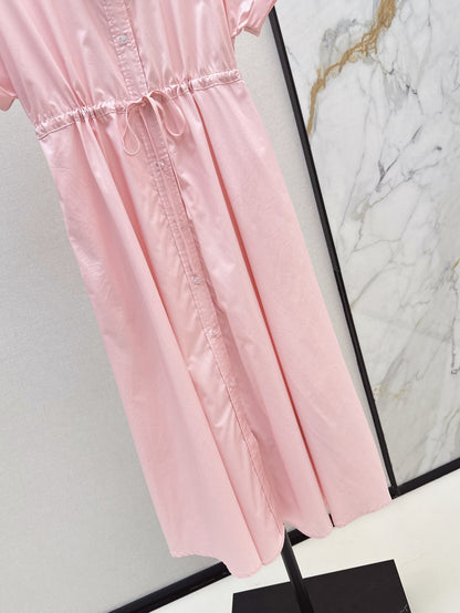 Miu 25ss drawstring dress