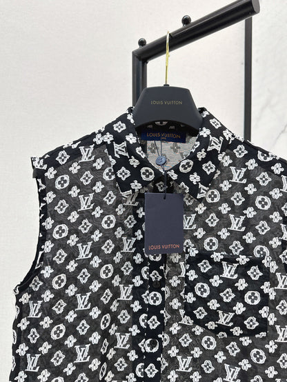 Louis 25ss lace vest