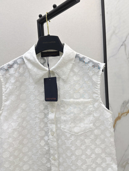 Louis 25ss lace vest