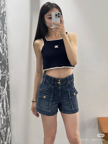 Celi 25ss knit  top tank