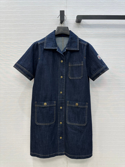 Monc 25ss denim dress