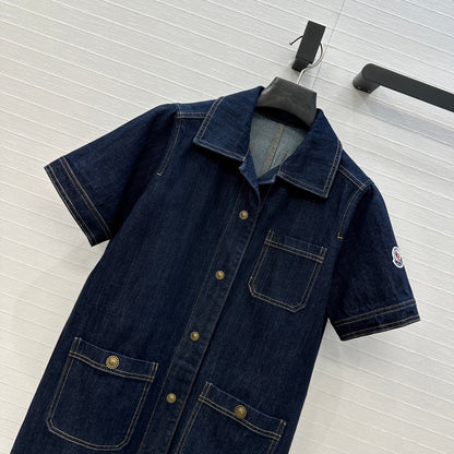 Monc 25ss denim dress