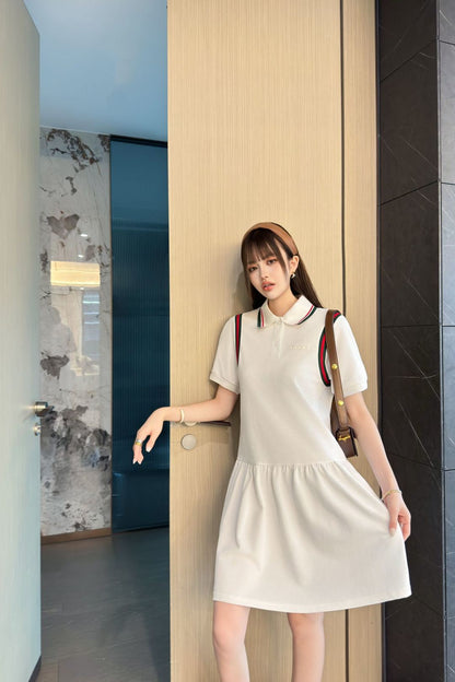 Guc 25ss webbing dress