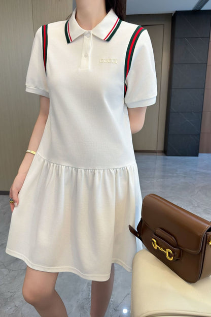 Guc 25ss webbing dress