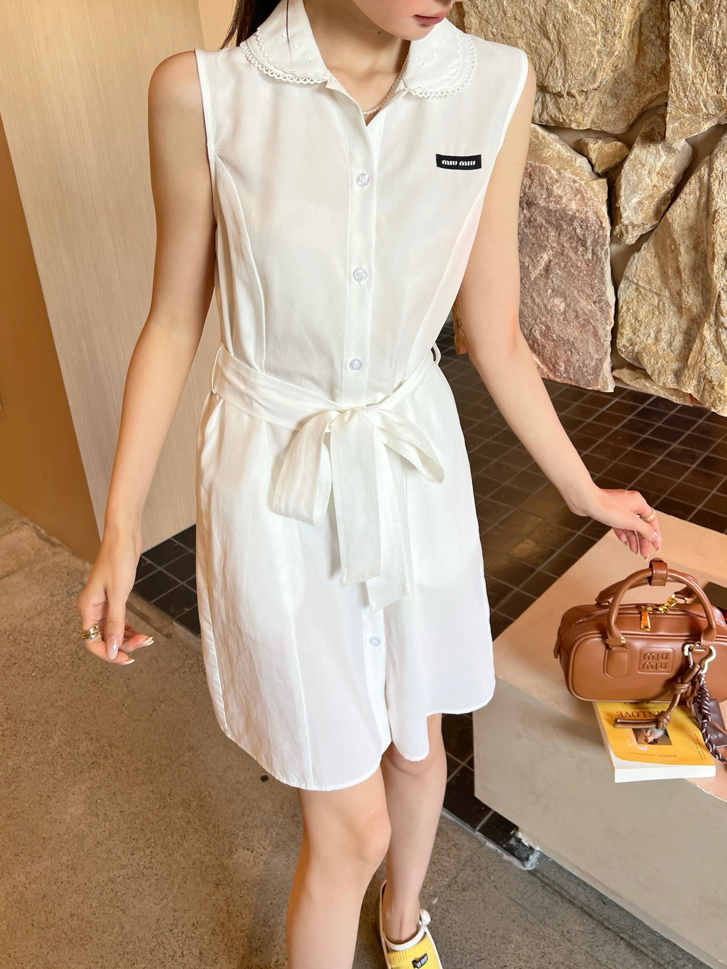 Miu 25ss sleeveless dress