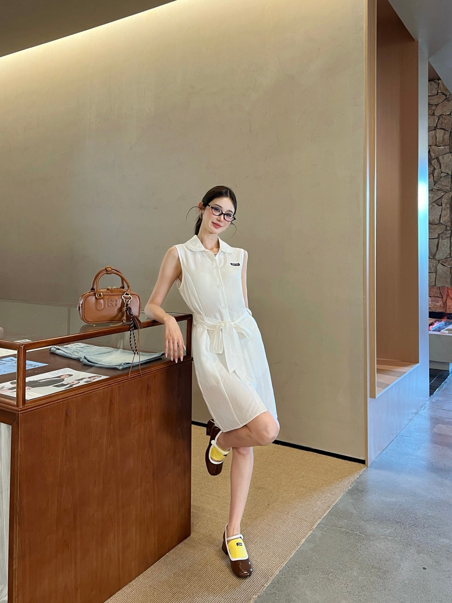 Miu 25ss sleeveless dress