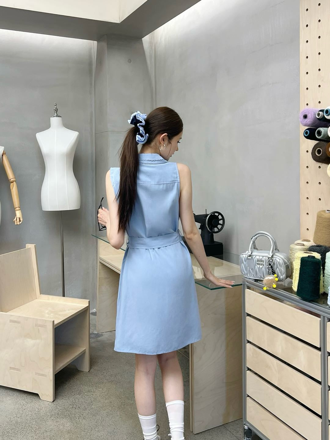 Miu 25ss sleeveless dress