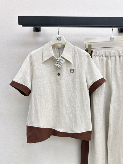 Loe 25ss linen suit