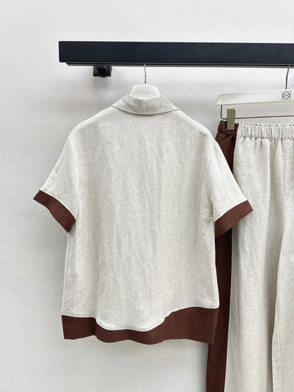 Loe 25ss linen suit