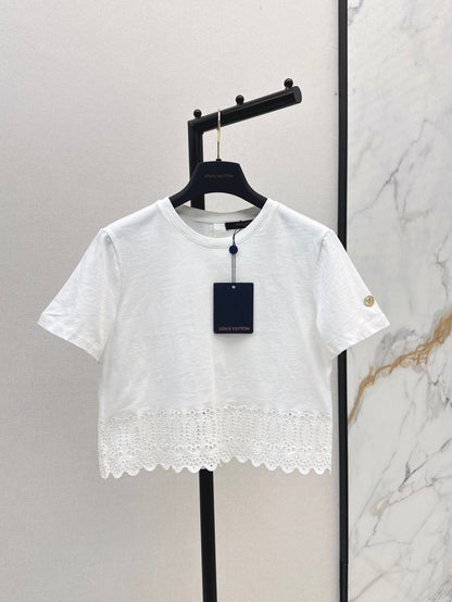 Louis 25ss embroidered t-shirt