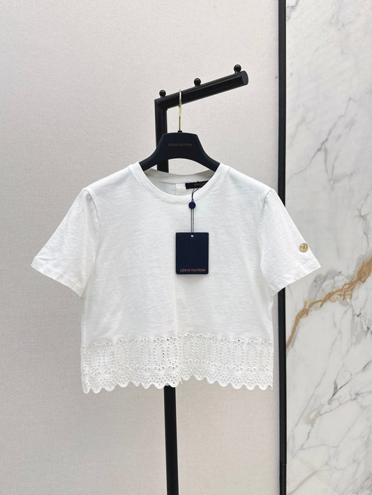 Louis 25ss embroidered t-shirt