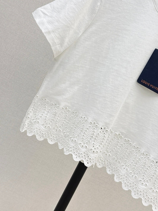 Louis 25ss embroidered t-shirt