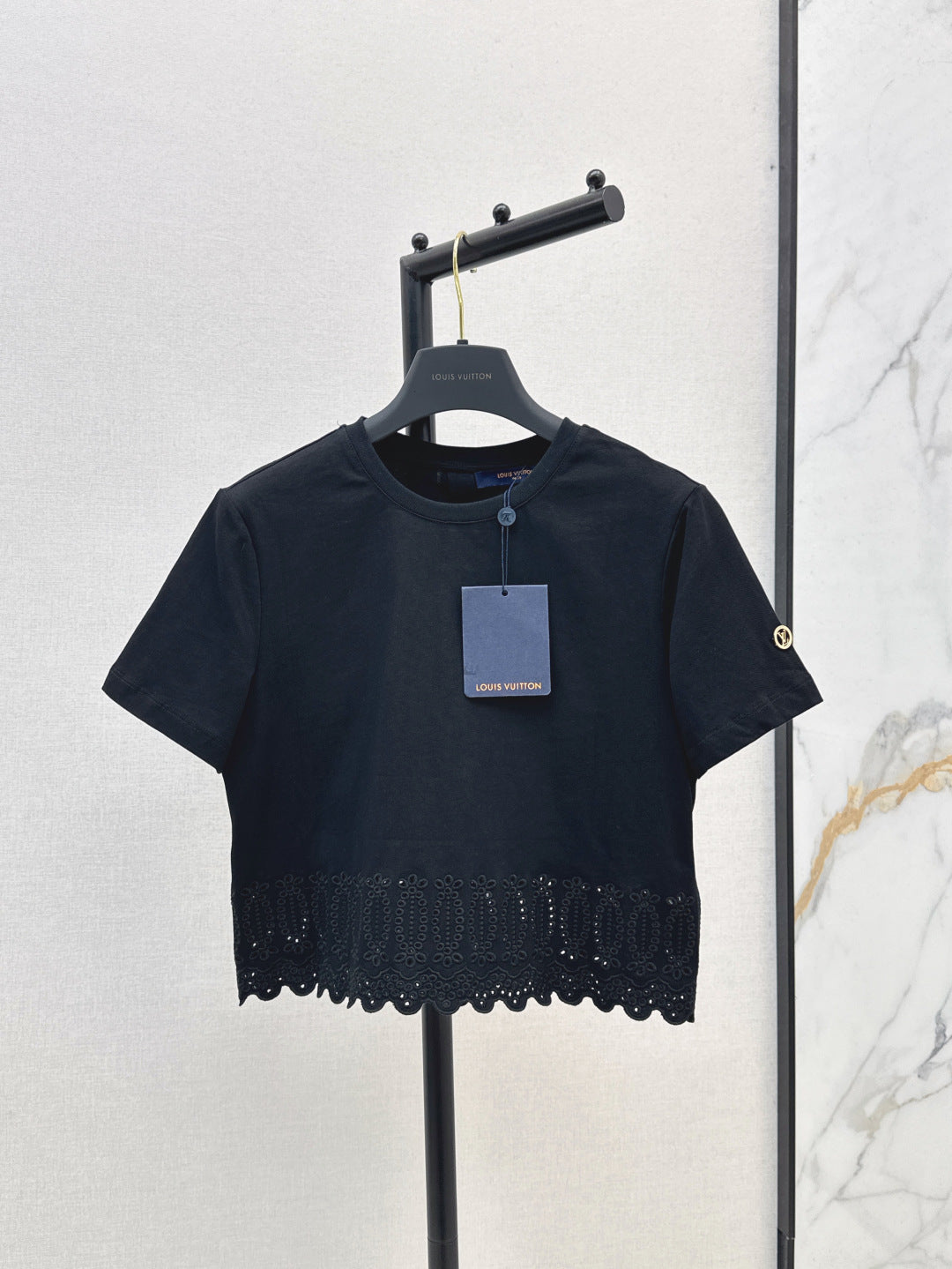 Louis 25ss embroidered t-shirt