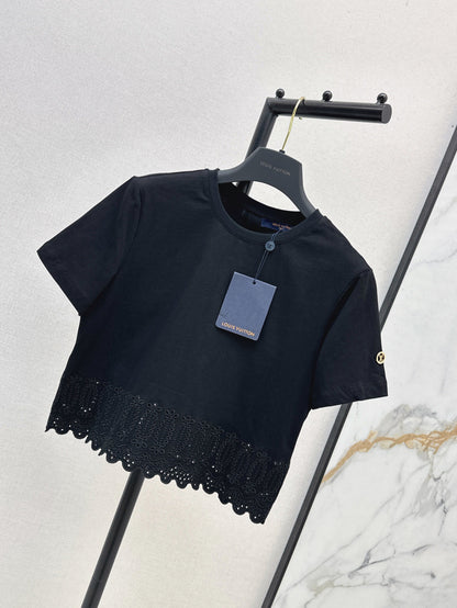 Louis 25ss embroidered t-shirt