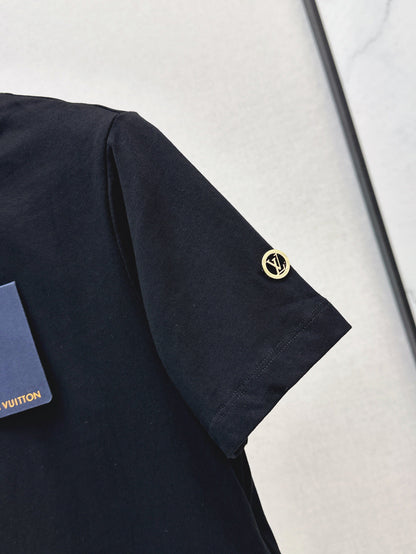 Louis 25ss embroidered t-shirt