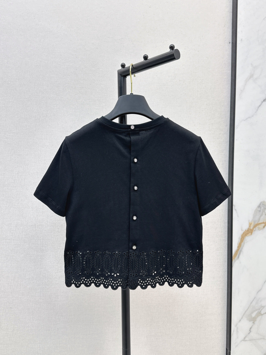 Louis 25ss embroidered t-shirt