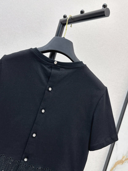 Louis 25ss embroidered t-shirt