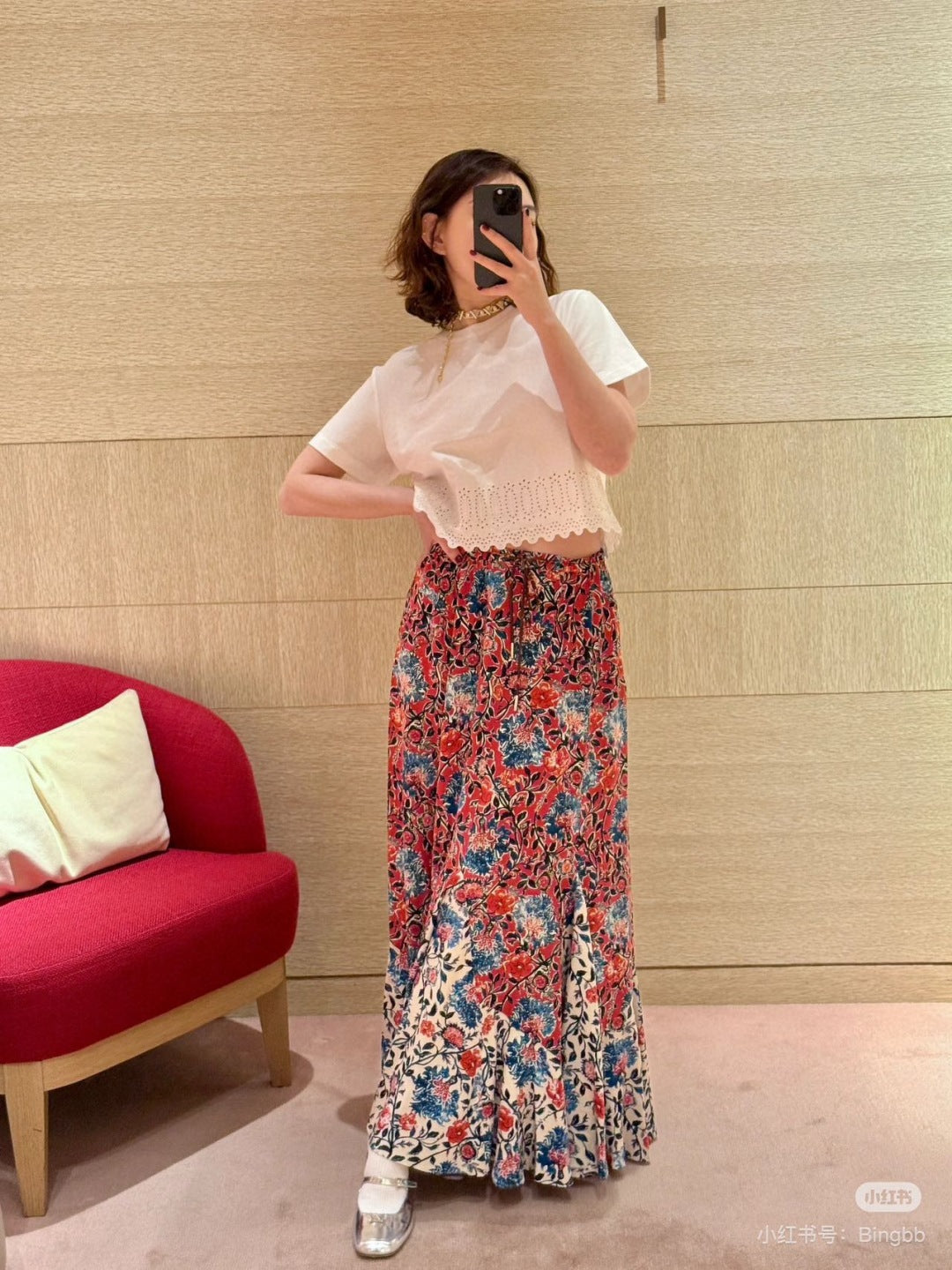 Louis 25ss embroidered t-shirt