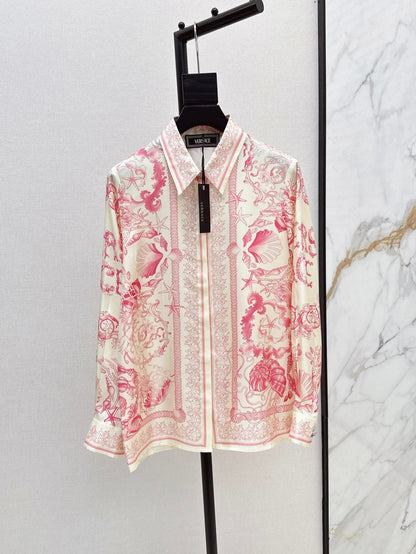 Vers 25ss silk shirt