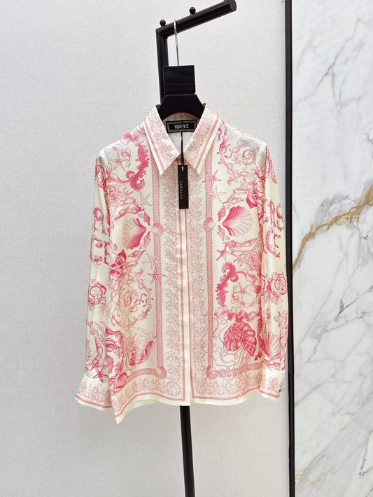 Vers 25ss silk shirt