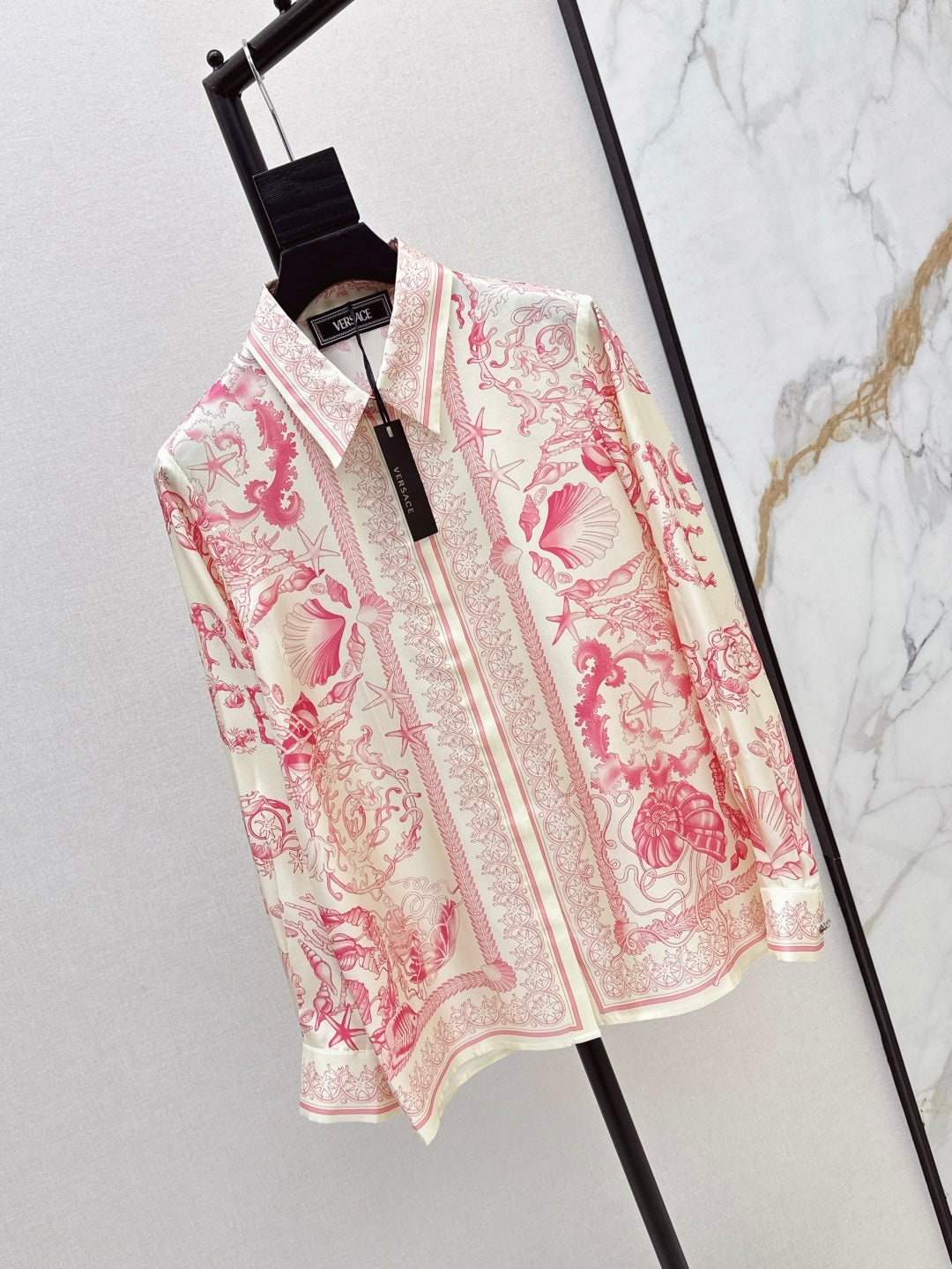 Vers 25ss silk shirt