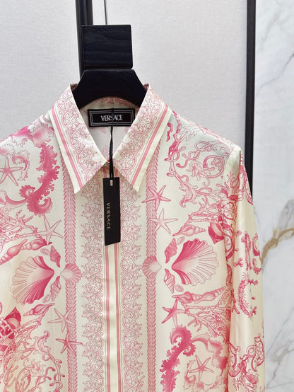 Vers 25ss silk shirt