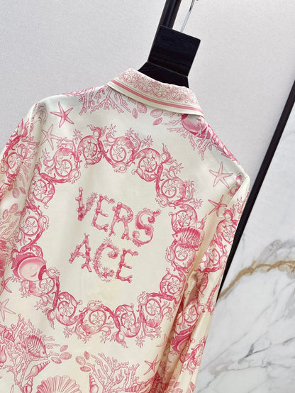 Vers 25ss silk shirt