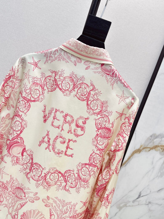 Vers 25ss silk shirt