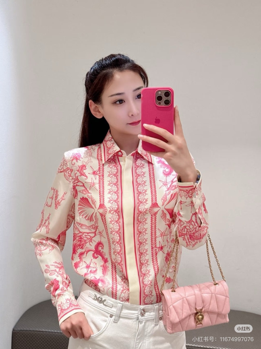 Vers 25ss silk shirt