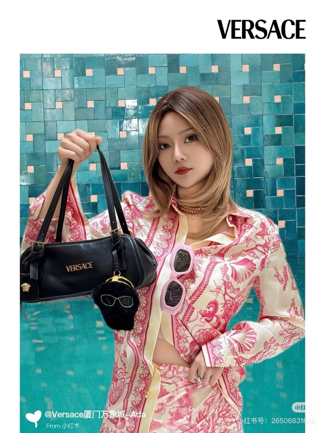 Vers 25ss silk shirt