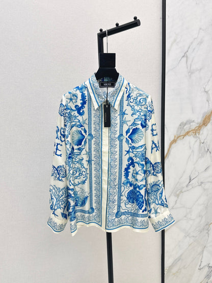 Vers 25ss silk shirt
