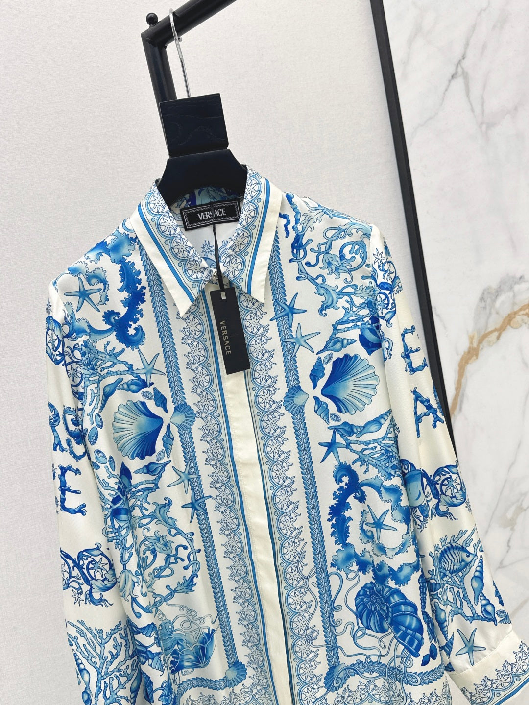 Vers 25ss silk shirt