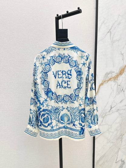 Vers 25ss silk shirt
