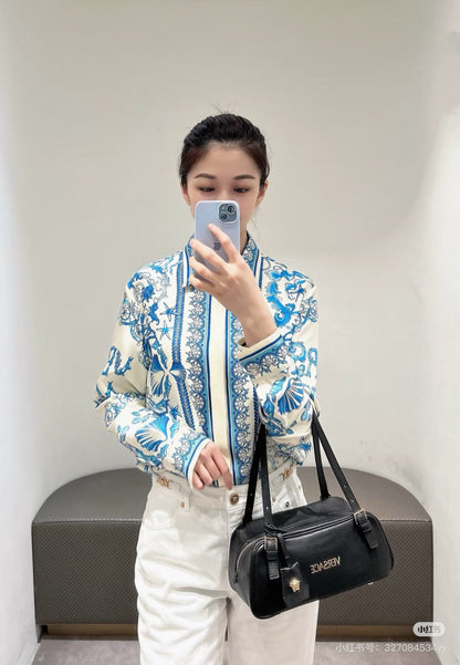 Vers 25ss silk shirt