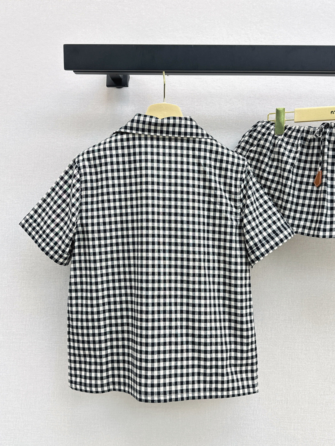 Miu 25ss plaid suit